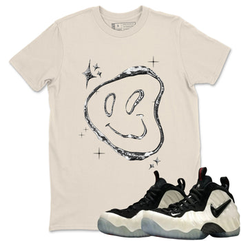 Sneaker Threads – Sneaker Tees To Match Air Foamposite One Pearl – Smiling Pearl Graphic Tee Natural 1. Perfect for Jordan releases 2025 colorways.