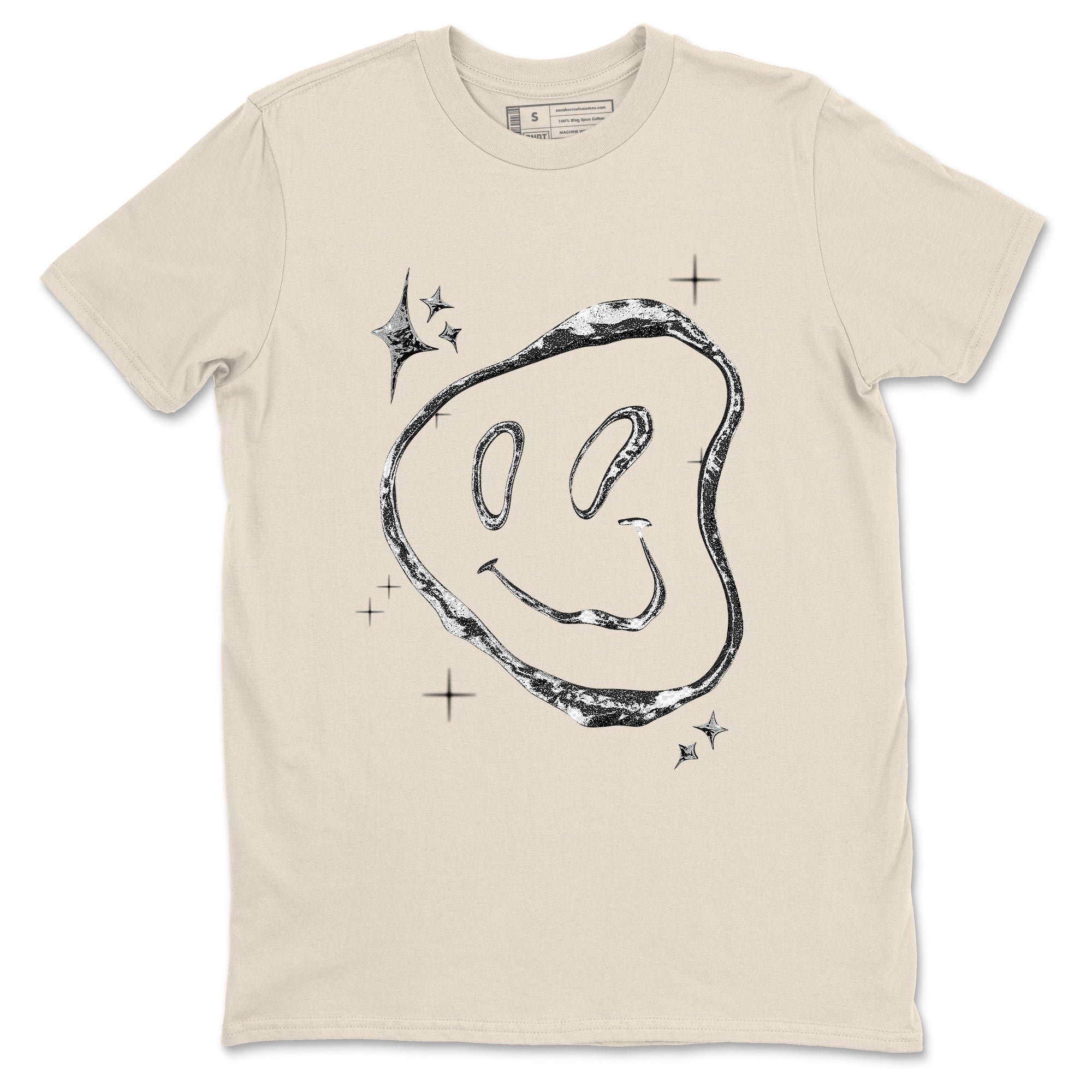Sneaker Threads – Sneaker Tees To Match Air Foamposite One Pearl – Smiling Pearl Graphic Tee Natural 2. Perfect for Jordan releases 2025 colorways.