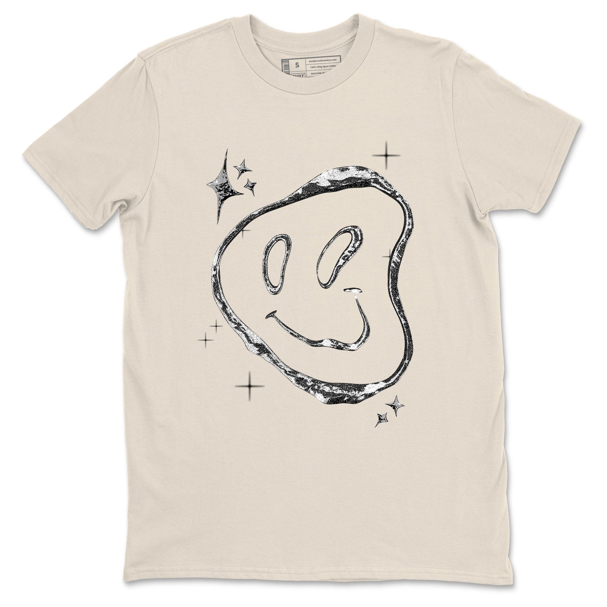 Sneaker Threads – Sneaker Tees To Match Air Foamposite One Pearl – Smiling Pearl Graphic Tee Natural 2. Perfect for Jordan releases 2025 colorways.