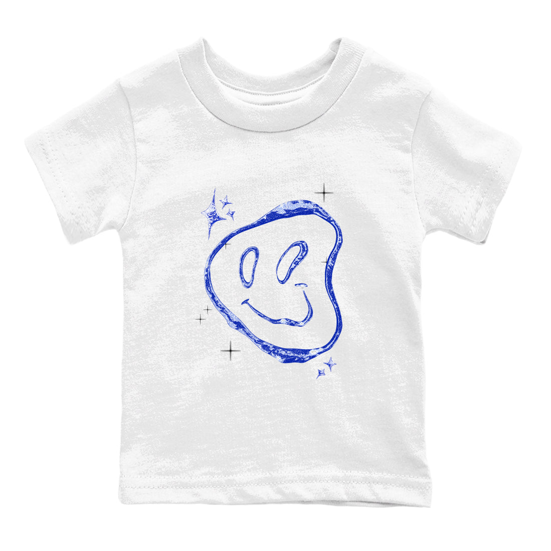 Sneaker Threads – Sneaker Tees To Match Air Foamposite One Royal – Smiling Pearl Youth Graphic Tee White 2. Perfect for Jordan releases 2025 colorways.
