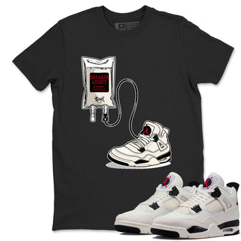 Sneaker match tees – Sneaker Tees To Match Air Jordan 4 Flight Club Shoes – Sneaker Addict Tee Black 1