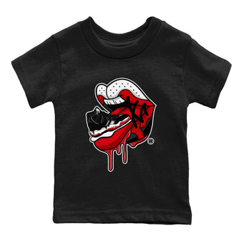 11s Bred Velvet shirts to match jordans Sneaker Addiction 2 sneaker match tees Air Jordan 11 Retro Bred Velvet match shoes to clothes SNRT Sneaker Tees Youth Baby Black 2 tee