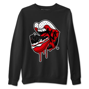 11s Bred Velvet shirts to match jordans Sneaker Addiction 2 sneaker match tees Air Jordan 11 Retro Bred Velvet match shoes to clothes SNRT Sneaker Tees unisex cotton Black 2 shirts
