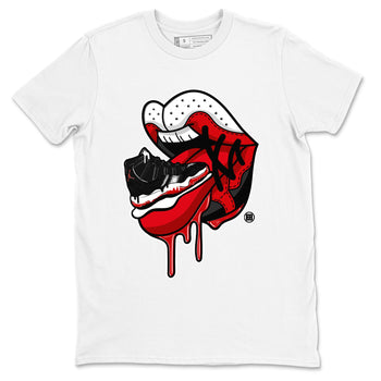 11s Bred Velvet shirts to match jordans Sneaker Addiction 2 sneaker match tees Air Jordan 11 Retro Bred Velvet match shoes to clothes SNRT Sneaker Tees unisex cotton White 2 shirts