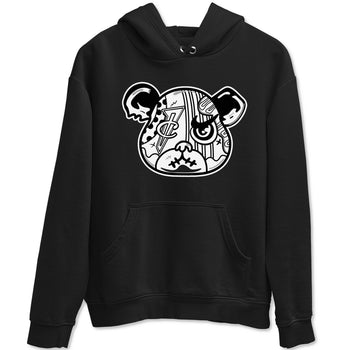 Sneaker Bear Face sneaker match t-shirt styled to complete your fit with the Air Foamposite One Triple White sneakers, shown in Black 2.