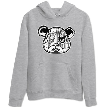 Sneaker Bear Face sneaker match t-shirt styled to complete your fit with the Air Foamposite One Triple White sneakers, shown in Heather Grey 2.
