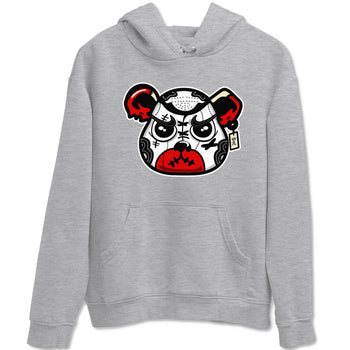 1s Black Toe Reimagined shirts to match jordans Sneaker Bear Face sneaker match tees Air Jordan 1 Black Toe Reimagined match shoes to clothes SNRT Sneaker Tees unisex cotton Heather Grey 2 shirts