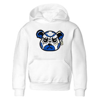 1s Game Royal shirts to match jordans Sneaker Bear Face sneaker match tees Air Jordan 1 Retro Low OG Game Royal match shoes to clothes SNRT Sneaker Tees Youth Baby White 2 tee