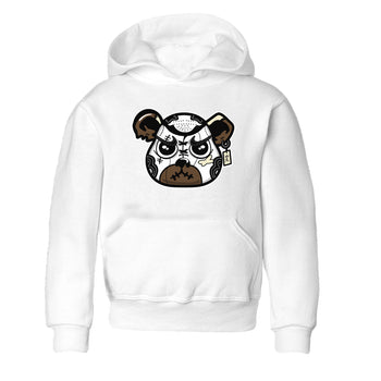 1s Mocha shirts to match jordans Sneaker Bear Face sneaker match tees Air Jordan 1 Mocha match shoes to clothes SNRT Sneaker Tees Youth Baby White 2 tee