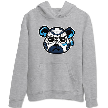 1s Obsidian shirts to match jordans Sneaker Bear Face shirts to match Jordans AJ1 Retro Low OG Obsidian match shoes to clothes SNRT Sneaker Tees unisex cotton Heather Grey 2 shirts