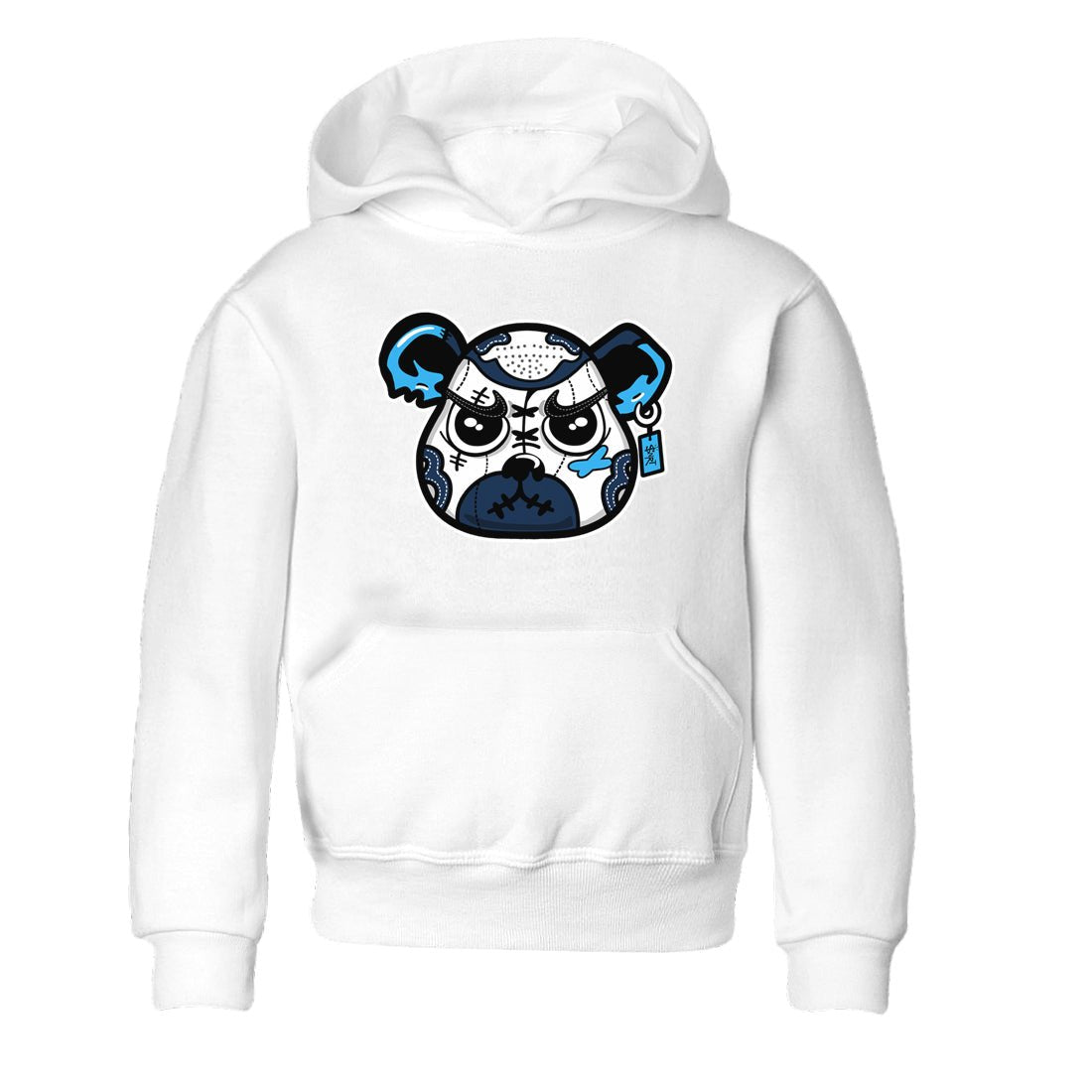 1s Obsidian shirts to match jordans Sneaker Bear Face shirts to match Jordans AJ1 Retro Low OG Obsidian match shoes to clothes SNRT Sneaker Tees Youth Baby White 2 tee