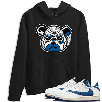 Sneaker match tees  Sneaker Tees To Match Air Jordan 1 Travis Scott Fragment Shoes  Sneaker Bear Face Tee Black 1