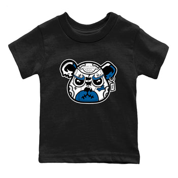 Sneaker match tees  Sneaker Tees To Match Air Jordan 1 Travis Scott Fragment Shoes  Sneaker Bear Face Kids T-Shirt Black 2