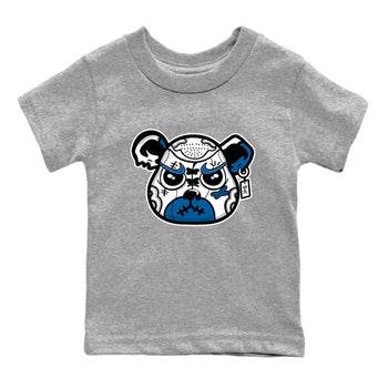 Sneaker match tees  Sneaker Tees To Match Air Jordan 1 Travis Scott Fragment Shoes  Sneaker Bear Face Kids T-Shirt Heather Grey 2