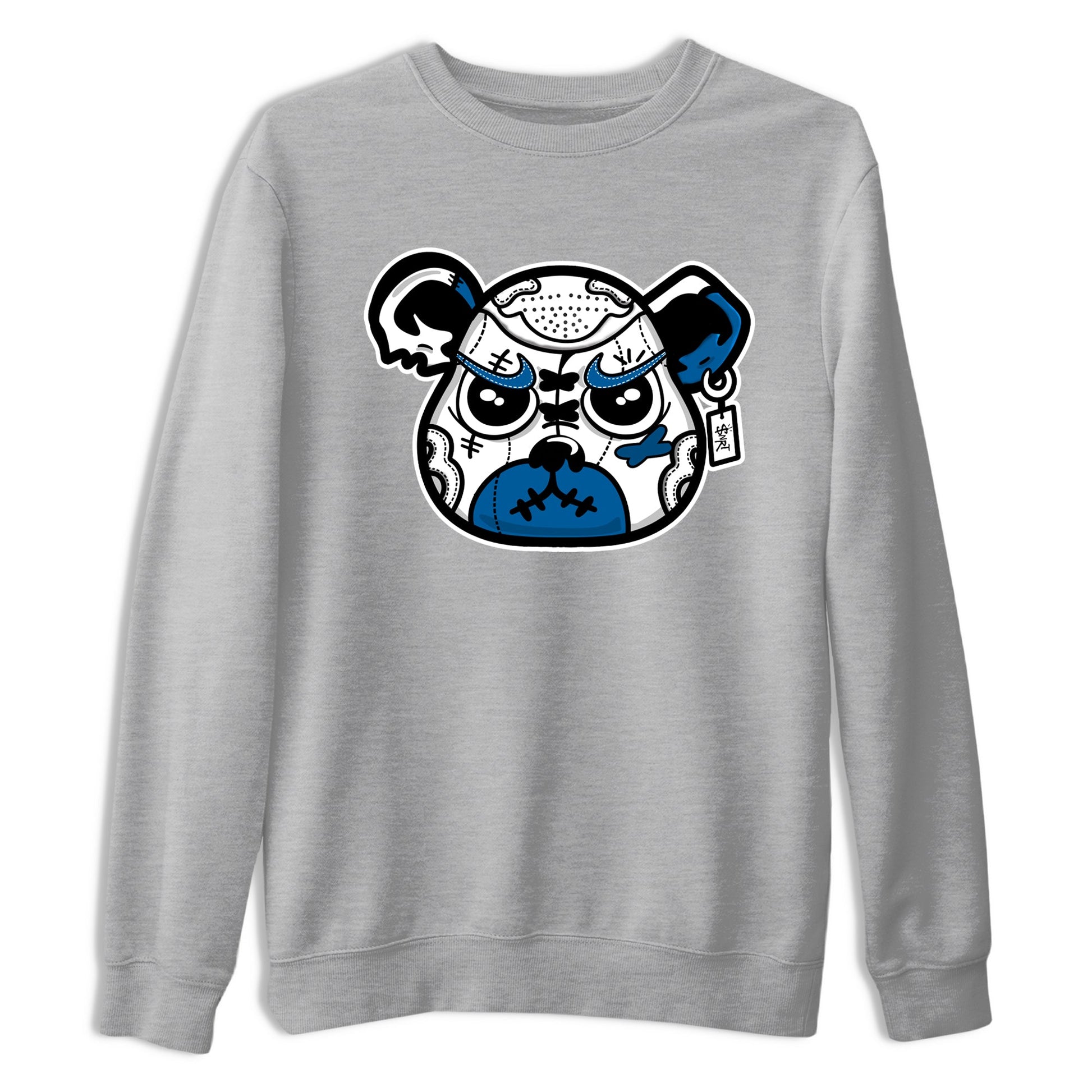 Sneaker match tees  Sneaker Tees To Match Air Jordan 1 Travis Scott Fragment Shoes  Sneaker Bear Face Tee Heather Grey 2