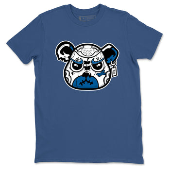 Sneaker match tees  Sneaker Tees To Match Air Jordan 1 Travis Scott Fragment Shoes  Sneaker Bear Face Tee Denim Blue 2