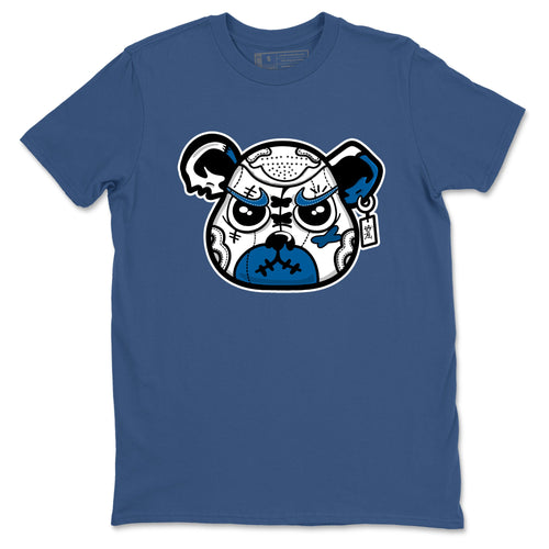 Sneaker match tees  Sneaker Tees To Match Air Jordan 1 Travis Scott Fragment Shoes  Sneaker Bear Face Tee Denim Blue 2