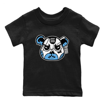 11s Legend Blue shirts to match jordans Sneaker Bear Face best t shirts to wear with jordans AJ11 Retro Legend Blue match shoes to clothes SNRT Sneaker Tees Youth Baby Black 2 tee