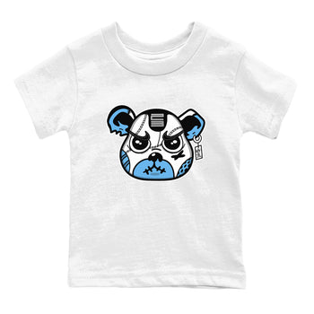 11s Legend Blue shirts to match jordans Sneaker Bear Face best t shirts to wear with jordans AJ11 Retro Legend Blue match shoes to clothes SNRT Sneaker Tees Youth Baby White 2 tee
