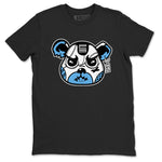 11s Legend Blue shirts to match jordans Sneaker Bear Face best t shirts to wear with jordans AJ11 Retro Legend Blue match shoes to clothes SNRT Sneaker Tees unisex cotton Black 2 shirts