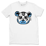 11s Legend Blue shirts to match jordans Sneaker Bear Face best t shirts to wear with jordans AJ11 Retro Legend Blue match shoes to clothes SNRT Sneaker Tees unisex cotton White 2 shirts