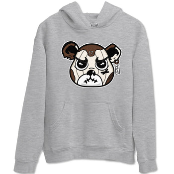 AJ12 Baroque Brown shirts to match jordans Sneaker Bear Face best t shirts to wear with jordans SoleFly x Jordan 12 Baroque Brown match shoes to clothes SNRT Sneaker Tees unisex cotton Heather Grey 2 shirts