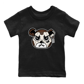 AJ12 Baroque Brown shirts to match jordans Sneaker Bear Face best t shirts to wear with jordans SoleFly x Jordan 12 Baroque Brown match shoes to clothes SNRT Sneaker Tees Youth Baby Black 2 tee