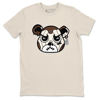 AJ12 Baroque Brown shirts to match jordans Sneaker Bear Face best t shirts to wear with jordans SoleFly x Jordan 12 Baroque Brown match shoes to clothes SNRT Sneaker Tees unisex cotton Natural 2 shirts