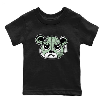 4s Abundance shirts to match jordans Sneaker Bear Face sneaker match tees Air Jordan 4 Seafoam match shoes to clothes SNRT Sneaker Tees Youth Baby Black 2 tee