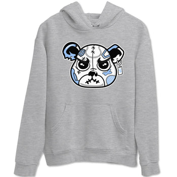 Sneaker Bear Face sneaker match t-shirt styled to complete your fit with the Air Jordan 4 Aluminum sneakers, shown in Heather Grey 2.