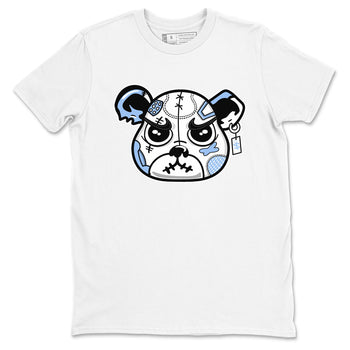 Sneaker Bear Face sneaker match t-shirt styled to complete your fit with the Air Jordan 4 Aluminum sneakers, shown in White 2.