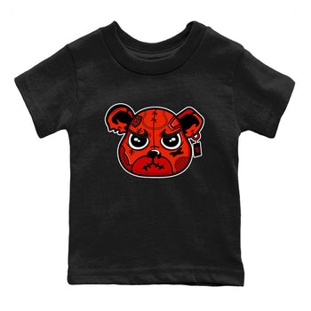 Nigel Sylvester x Air Jordan 4 Brick by Brick shirts to match jordans Sneaker Bear Face sneaker match tees Air Jordan 4 Brick By Brick match shoes to clothes SNRT Sneaker Tees Youth Baby Black 2 tee