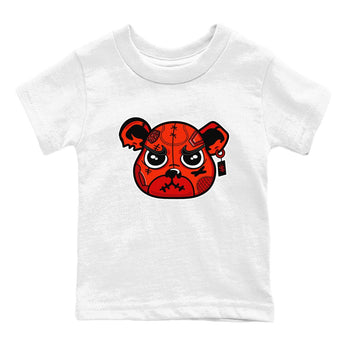 Nigel Sylvester x Air Jordan 4 Brick by Brick shirts to match jordans Sneaker Bear Face sneaker match tees Air Jordan 4 Brick By Brick match shoes to clothes SNRT Sneaker Tees Youth Baby White 2 tee