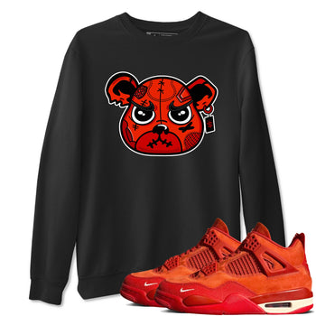 Nigel Sylvester x Air Jordan 4 Brick by Brick shirts to match jordans Sneaker Bear Face sneaker match tees Air Jordan 4 Brick By Brick match shoes to clothes SNRT Sneaker Tees unisex cotton Black 1 shirts