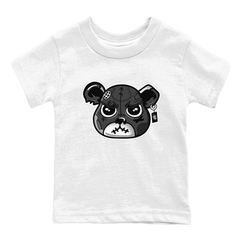 4s Fear shirts to match jordans Sneaker Bear Face sneaker match tees Air Jordan 4 Retro Fear match shoes to clothes SNRT Sneaker Tees Youth Baby White 2 tee