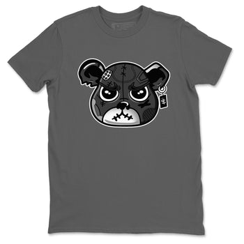 4s Fear shirts to match jordans Sneaker Bear Face sneaker match tees Air Jordan 4 Retro Fear match shoes to clothes SNRT Sneaker Tees unisex cotton Cool Grey 2 shirts