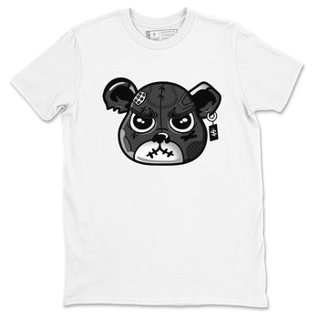 4s Fear shirts to match jordans Sneaker Bear Face sneaker match tees Air Jordan 4 Retro Fear match shoes to clothes SNRT Sneaker Tees unisex cotton White 2 shirts