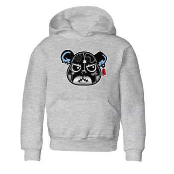 5s Black Metallic Reimagined shirts to match jordans Sneaker Bear Face best t shirts to wear with jordans Air Jordan 5 Reimagined match shoes to clothes SNRT Sneaker Tees Youth Baby Heather Grey 2 tee