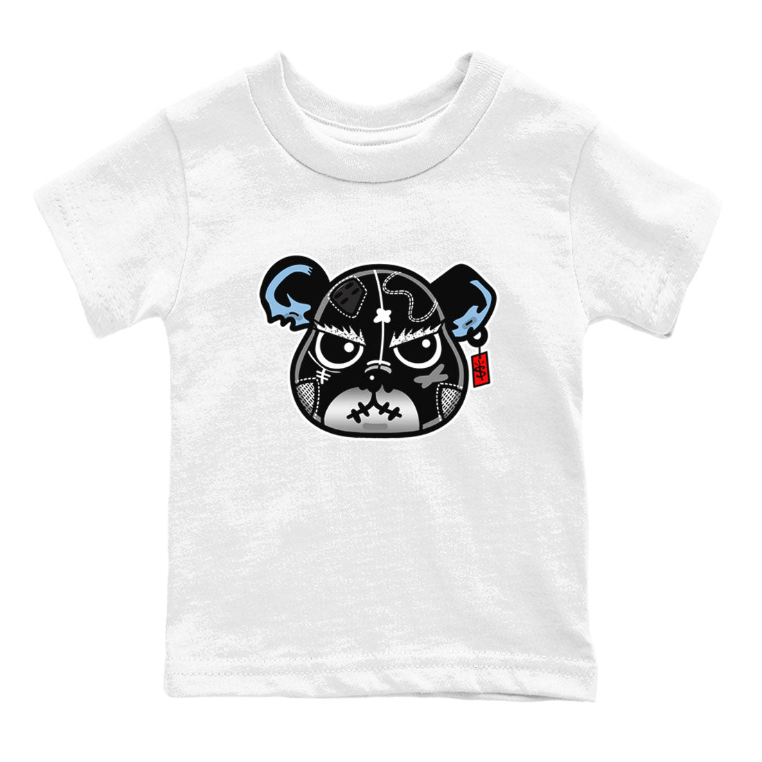 5s Black Metallic Reimagined shirts to match jordans Sneaker Bear Face best t shirts to wear with jordans Air Jordan 5 Reimagined match shoes to clothes SNRT Sneaker Tees Youth Baby White 2 tee