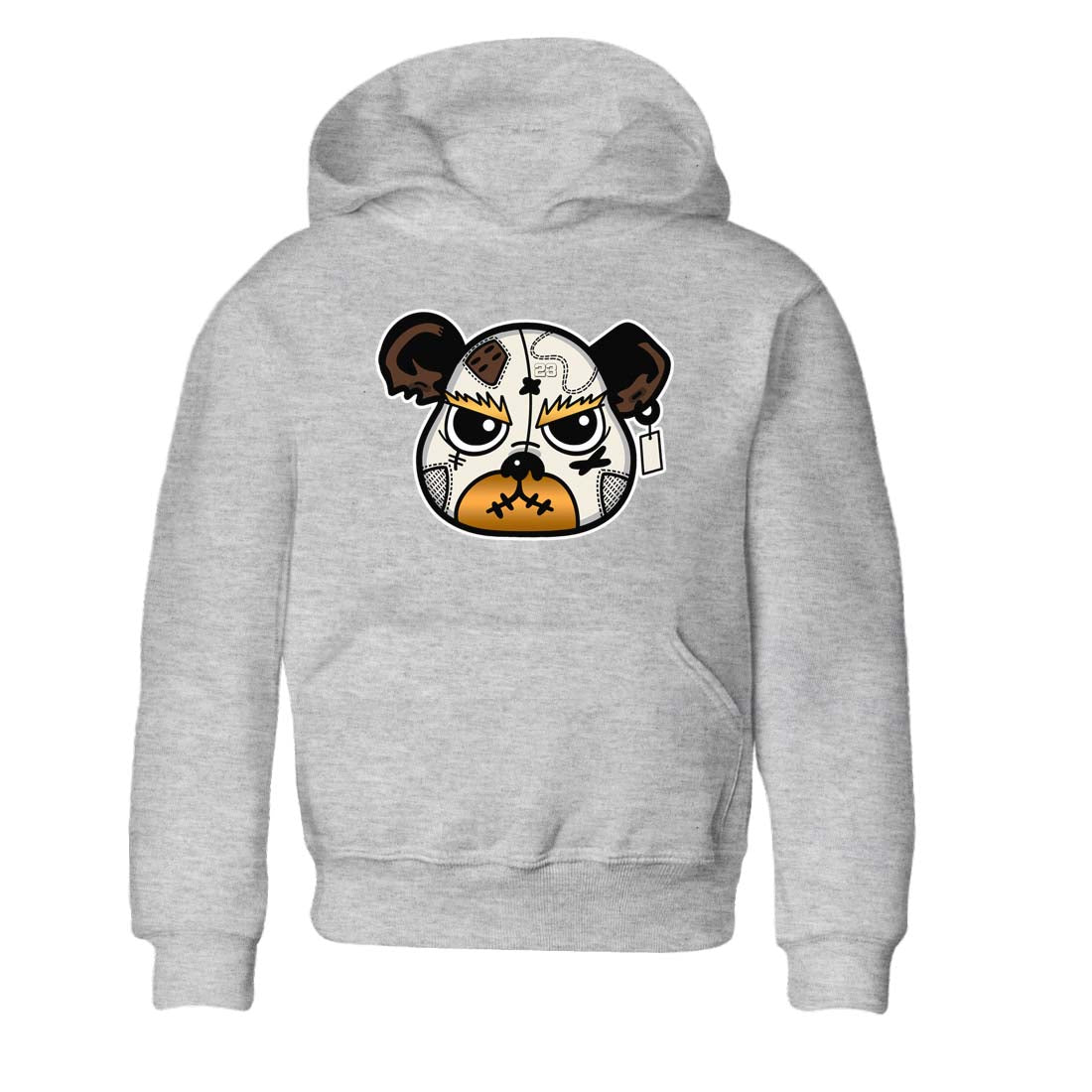 5s Golden Ticket shirts to match jordans  Sneaker Bear Face shirts to match jordans Air Jordan 5 Golden Ticket match shoes to clothes SNRT Sneaker Tees Youth Baby Heather Grey 2 tee