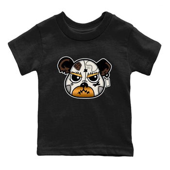 5s Golden Ticket shirts to match jordans  Sneaker Bear Face shirts to match jordans Air Jordan 5 Golden Ticket match shoes to clothes SNRT Sneaker Tees Youth Baby Black 2 tee