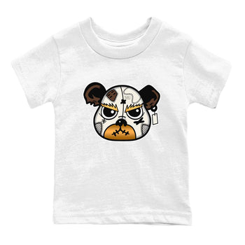 5s Golden Ticket shirts to match jordans  Sneaker Bear Face shirts to match jordans Air Jordan 5 Golden Ticket match shoes to clothes SNRT Sneaker Tees Youth Baby White 2 tee