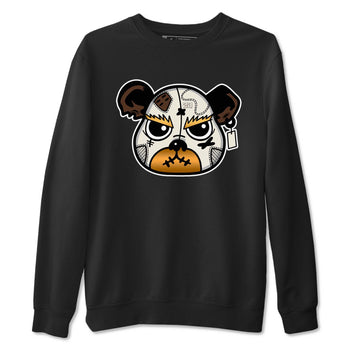 5s Golden Ticket shirts to match jordans  Sneaker Bear Face shirts to match jordans Air Jordan 5 Golden Ticket match shoes to clothes SNRT Sneaker Tees unisex cotton Black 2 shirts