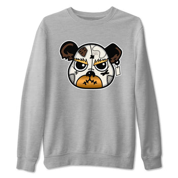 5s Golden Ticket shirts to match jordans  Sneaker Bear Face shirts to match jordans Air Jordan 5 Golden Ticket match shoes to clothes SNRT Sneaker Tees unisex cotton Heather Grey 2 shirts
