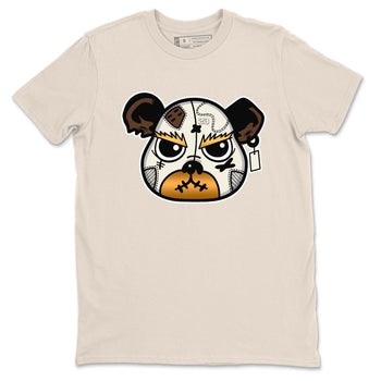 5s Golden Ticket shirts to match jordans  Sneaker Bear Face shirts to match jordans Air Jordan 5 Golden Ticket match shoes to clothes SNRT Sneaker Tees unisex cotton Natural 2 shirts
