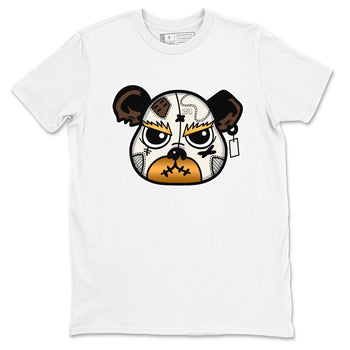 5s Golden Ticket shirts to match jordans  Sneaker Bear Face shirts to match jordans Air Jordan 5 Golden Ticket match shoes to clothes SNRT Sneaker Tees unisex cotton White 2 shirts