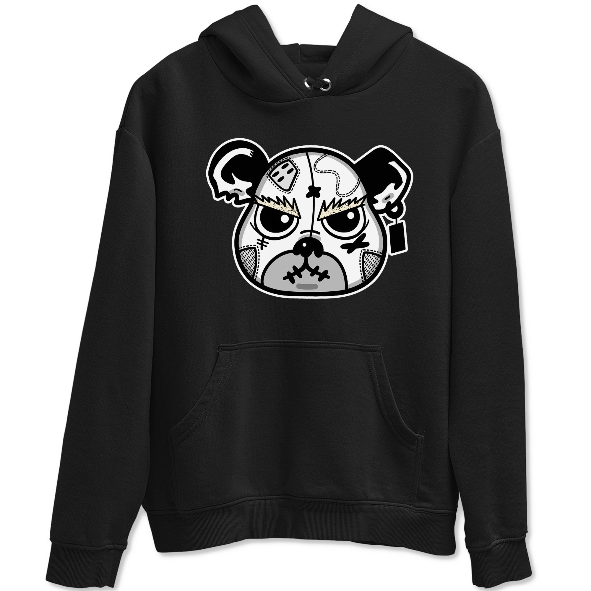 5s White Black shirts to match jordans Sneaker Bear Face sneaker match tees Air Jordan 5 Retro White Black match shoes to clothes SNRT Sneaker Tees unisex cotton Black 2 shirts
