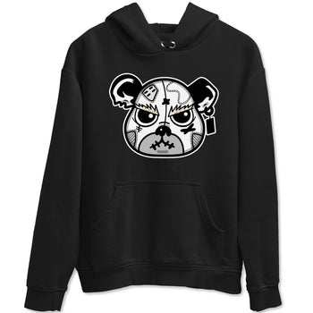 5s White Black shirts to match jordans Sneaker Bear Face sneaker match tees Air Jordan 5 Retro White Black match shoes to clothes SNRT Sneaker Tees unisex cotton Black 2 shirts