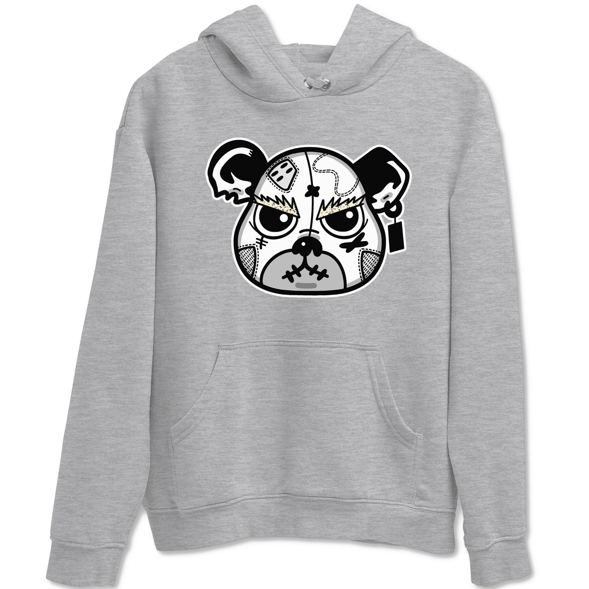 5s White Black shirts to match jordans Sneaker Bear Face sneaker match tees Air Jordan 5 Retro White Black match shoes to clothes SNRT Sneaker Tees unisex cotton Heather Grey 2 shirts