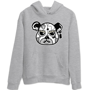 5s White Black shirts to match jordans Sneaker Bear Face sneaker match tees Air Jordan 5 Retro White Black match shoes to clothes SNRT Sneaker Tees unisex cotton Heather Grey 2 shirts